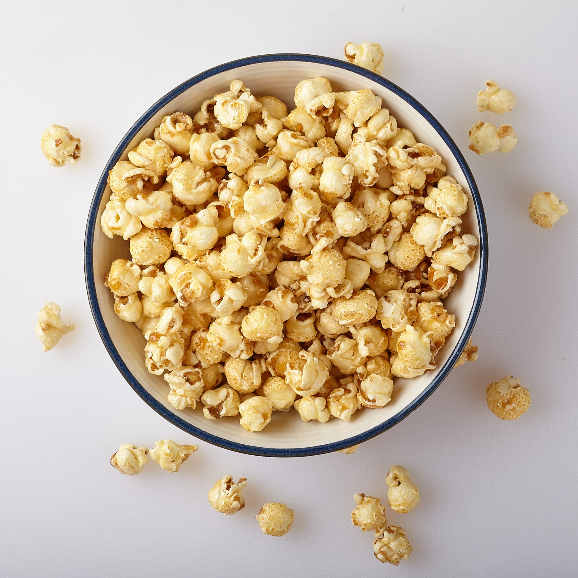 Byron Bay Salted Caramel Popcorn perfect for movie night.